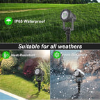 Green Solar Spot Lights Outdoor, 2 Pack Solar Landscape Spotlights IP65 - Image 7