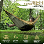Camping Hammock Lightweight, Portable Hammocks Parachute Hammock - Image 6