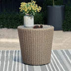 Signature Design by Ashley Danson Bohemian Outdoor End Table, Light Brown - Image 2