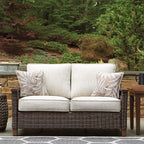 Signature Design by Ashley Paradise Trail Outdoor Loveseat - Image 2