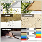 ColourTree TAPR1616 Custom Size 6' x 10' Red Sun Shade Sail Canopy UV Block - Image 4