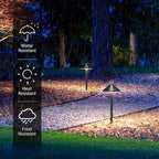 SUNVIE LED Low Voltage Pathway Lights 3W 3000K Pathway Lighting 12-24V Low - Image 5