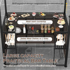 Grepatio 3 Piece Patio Bar and Grill Set, Grill Gazebo - Image 2