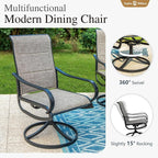 Sophia & William Patio Sets 5 Pieces Patio Dining Set - Image 4