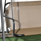 Outsunny 3-Person Porch Swing - Image 8
