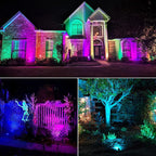 SUNVIE 12 Pack RGBW Color Changing Landscape Lights - Image 6