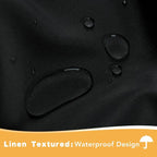 HolidayIdeas Outdoor Curtains for Patio Waterproof, 2 Panels - Image 2