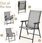 Yaheetech Patio Dining Chairs Set of 4 - Image 8