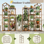 EnHomee Plant Stand Indoor Plant Stands Outdoor Tall Plant Shelf - Image 6