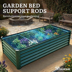 YITAHOME 8x4x1.5ft Large Raised Garden Bed Kit, Galvanized Metal Planter Box - Image 7