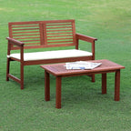 Furinno FG161167 Tioman Hardwood Outdoor Bench in Teak Oil - Image 2