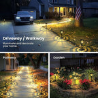 SOLPEX Solar Lights for Outside, Solar Outdoor Pathway Garden Lights Waterproof - Image 6