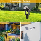 Solar Spot Lights Outdoor, Solar Landscape Spotlights IP65 Waterproof 9.8ft - Image 5