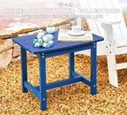 Y&M Adirondack Outdoor Side Table, HIPS Patio End Table, Waterproof Outside - Image 4