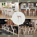 Yongqiang 24" Bar Stools Set of 4 Modern Farmhouse Counter Height Bar Chairs - Image 7