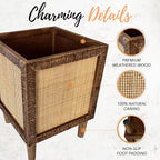 Autumn Alley Rustic Boho Large Indoor Planter - Image 3