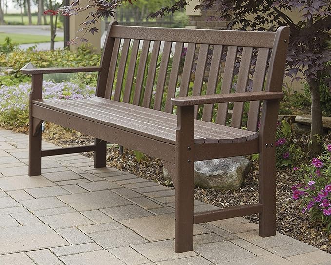 POLYWOOD Vineyard 60" Outdoor Patio Bench - Image 2