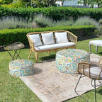 LVTXIII Outdoor/Indoor Inflatable Stool Ottoman, All Weather Patio Footrest Pouf - Image 7