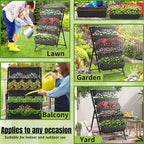Homdox 4FT Vertical Garden Bed, 5 Tiers Raised Garden Planter, 25.6 * 26 * - Image 6