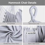 SUNCREAT 2-in-1 Convertible Extra Large Hammocks - Image 6