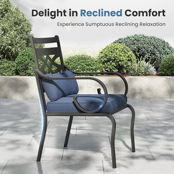 PHI VILLA 5 Pieces Outdoor Dining Set - Image 3