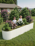 GarveeLife 8x2x2 ft Galvanized Raised Garden Bed - Image 5