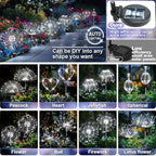 Anordsem Solar Fireworks Lights Outdoor: Garden Light Waterproof - Image 3