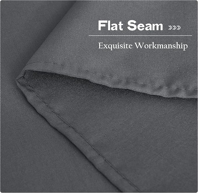 NICETOWN Outdoor Curtains for Patio Waterproof Extra Wide 2 Panels, Rustproof - Image 4