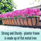LaLaGreen Wall Hanging Planter Outdoor Large Window Flower Box - Image 6