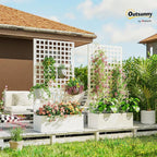 Outsunny Galvanized Raised Garden Bed - Image 2