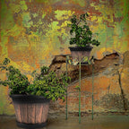 Quarut Large Plastic Plant Pots Set of 4 Pack13 inch, Whiskey Barrel Planters - Image 6