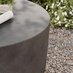 Modway Brion 34 Inch Round Concrete Coffee Table – Indoor/Outdoor Tapered - Image 6