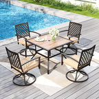 PHI VILLA 5 Pieces Outdoor Dining Set - Image 2