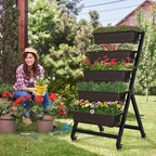 TOREVSIOR 5-Tier Vertical Raised Garden Bed, Vertical Garden Planter by TOREVSIOR