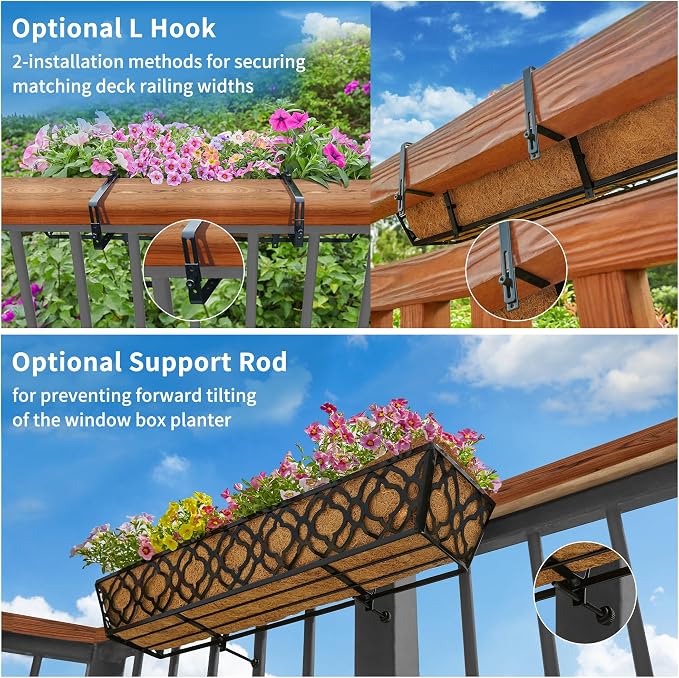 HFHOME 24 Inch Window Deck - Image 5