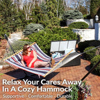 Sunnydaze Quilted Outdoor Hammock - Image 4