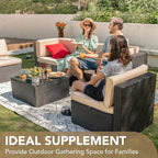 Devoko Patio Furniture Sets 6 Pieces Outdoor Sectional Rattan Sofa Manual - Image 7