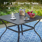 PHI VILLA 5 Pieces Outdoor Dining Set - Image 3