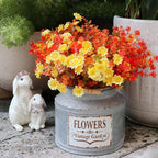 16 Bundles Artificial Plants Outdoor Fake Fall Flowers Mums - Image 2