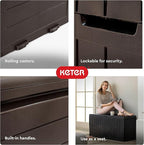 Keter Marvel Plus 71 Gallon Resin Outdoor Storage Box - Image 5