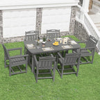 HDPE Outdoor Patio Dining Set - Image 8