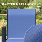 Outdoor Bar Stools Set of 2, Bar Height Chairs - Image 6