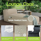 Outdoor Bean Bed Chair Sun Lounger, Outdoor Couch Sofa - Image 4