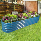Land Guard 8×2×1.5ft Galvanized Raised Garden Bed Kit, Raised Garden Boxes - Image 5
