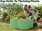 Plant & Plot Galvanized Raised Garden Beds Outdoor // 3×3×1 ft Planter Raised - Image 3