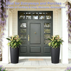 24in Tall Self-Watering Planters Set of 2 - Image 3