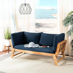 Safavieh PAT6745A Outdoor Collection Tandra Grey Modern Contemporary Daybed Day - Image 2