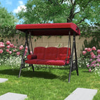 AECOJOY Outdoor Porch Swing, 3-Seat Porch Swing - Image 7