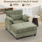 57.5" Oversized Chaise Lounge - Image 2
