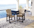 Signature Design by Ashley Outdoor Fairen Trail HDPE Patio Barstool - Image 2
